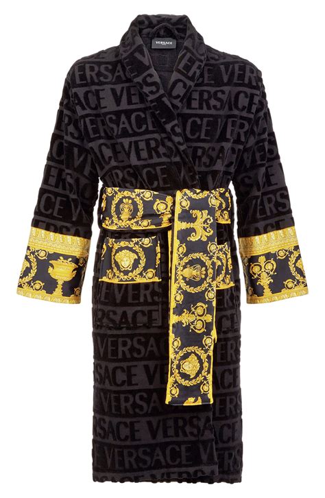 versace collection red white black|Versace black and white robe.